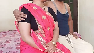 Indian hot housewife sucking and shacking up with husband in doggy style in illusory obscene hindi audio desi village wife sharing pussy with husband